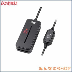 hygger 小型水中ヒーター ２５W ミニベタ水槽ヒーター サーモスタット付き 温度調節できる ２〜５Ｌの海水・淡水水槽に適応 熱帯魚・観賞