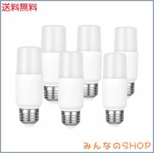 LED電球 T形タイプ 口金直径26mm 60w 100w形相当 昼白色 1099ルーメン (6.7W) 一般電球・T形タイプ 密閉器具対応 6個セット