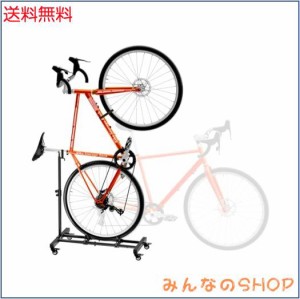 Sttoraboks 縦置き自転車 スタンド 直立サイクルスタンド 高さ調整が可能 自転車ディスプレイスタンド 室内保管用 自転車バイクスタンド 