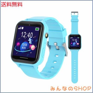 PTHTECHUS? キッズ 子供 腕時計 スマートウォッチ smart watch for kids 自撮りカメラ 写真 ゲーム 音楽再生 かわいい目覚まし時計 アラ