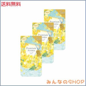 【まとめ買い】トイレの消臭力 プレミアムアロマ トイレ用 ミモザ 400ml×3個 トイレ 置き型 消臭剤 消臭 芳香剤