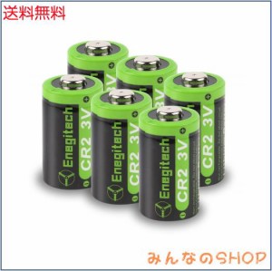 Enegitech CR2 電池 3V カメラ用リチウムパック電池 非充電式 懐中電灯、ゴルフ距離計、 スイッチボットのボット/指ロボット、 デジタル