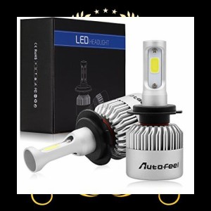 Autofeel【正規品】 ヘッドライト LED H7 6500K DC9V-32V LEDチップ搭載モデル 放熱ファン付き 5年保証 車検対応