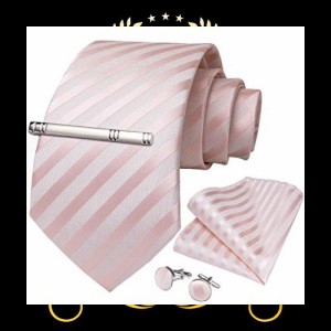 [DiBanGu] ネクタイ ピンク 結婚式 ハンカチ カフス タイピン セット メンズ フォーマル 入学式 ビジネス