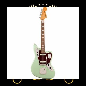 Squier by Fender エレキギター Classic Vibe ’70s Jaguar?, Laurel Fingerboard, Surf Green ソフトケース付き