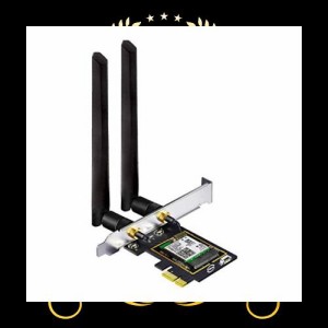 OKN WiFi 6E PCIe 無線LANカード AX5400 内蔵Intel AX210NGW WiFi 6モジュール 802.11AX PCI-Express 無線LANアダプタ Bluetooth 5.3対応
