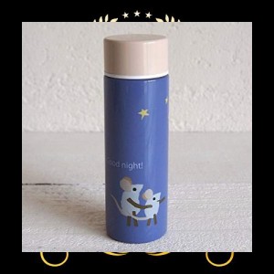 アイトー Leo Lionni Pocket bottle ステンレス製携帯用まほうびん 140ml (おやすみ) 径4.5×14.5cm