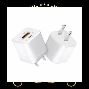 PD充電器 20W 2ポートType-c 急速充電器【USB-C＆USB -A/PD対応/超コンパクトサイズ 】超小型 ACアダプター 軽量 スマホ充電器 iPhone 14