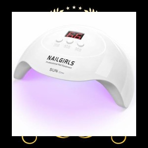 NAILGIRLS UV ＆ LEDライト ネイルライト 36W ジェルネイルライト 硬化ライト ネイルドライヤーライト レジン硬化 ledネイルドライヤー U