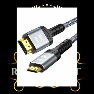 Snowkids Mini HDMI ケーブル 5m ミニ hdmi 双方向 4K 30Hz (タイプAオス-ミニタイプCオス)