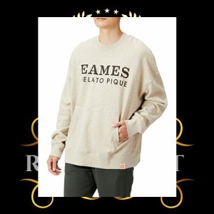 [ジェラート ピケ] EAMES【HOMME】 リサイクルコットンロゴ裏毛プルオーバー PMCT224984 メンズ BRW L