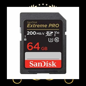 SanDisk 【 サンディスク 正規品 】 SDカード 64GB SDXC Class10 UHS-I V30 読取最大200MB/s SanDisk Extreme PRO SDSDXXU-064G-GHJIN 新