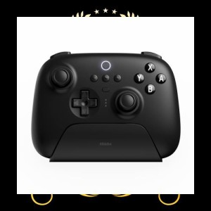 8bitdo ultimate 充電ドックを備えたBluetoothコントローラー、スイッチ用のワイヤレスプロコントローラー、Windows、およびsteam Deck (