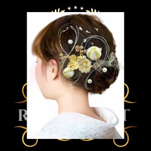 【JZOON 髪飾り】成人式 水引 金箔 銀箔 組紐 人気 ロープ ゴールド シルバー ヘアアクセサリー 前撮り 振袖 卒業式 結婚式 和装 袴 着物