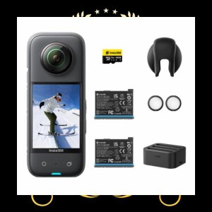 Insta360 X3 -長時間撮影キット｜備用バッテリー付き 360度カメラ アクションカメラ 新型1/2インチ48MPセンサー IPX8防水 5.7K360度動画 