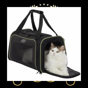 PETSFIT 猫 キャリー バッグ 手提げキャリーバッグ 中・大型猫用・小型犬・うさぎ用 車載/ドライブ/キャンピング/旅行/通院/災害避難用 