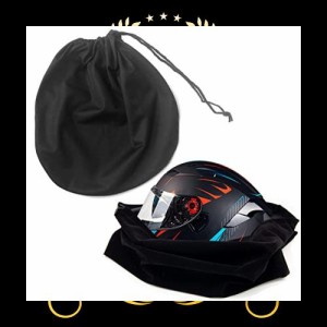 DFsucces ヘルメット 袋 ヘルメット 収納 大容量 柔らかい巾着ポケット 保護袋 スポーツ 袋 サッカー/バスケットボール 収納 ブラック (2