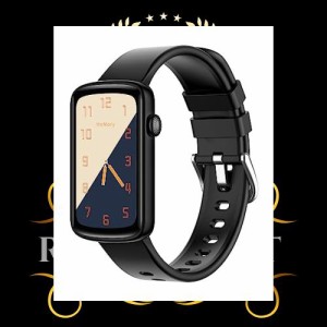 SHANG WING スマートウォッチ レディース リストバンド 型 腕時計 iPhone/Android対応 1.47インチ大画面 フルタッチ Smart Watch 着信通