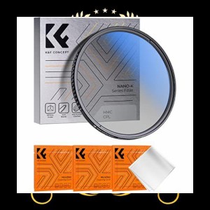 K＆F Concept 67mm PLフィルター サーキュラー コントラスト 反射調整用レンズフィルター 高透過率 薄枠 円偏光フィルター CPLフィルター