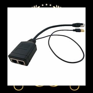 QAREQU RJ45 ネットワークスプリッタ 1000Mbps 2 台の PC デバイスが同時に動作するギガビットインターネットシェアハブ