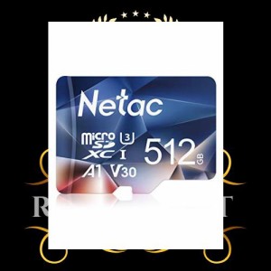 Netac Microsdカード 512GB 最大100MB/s Switchマイクロsdカード対応 microSDXC UHS-I U3 A1 V30 C10 Exfat形式 メーカー正規品認証