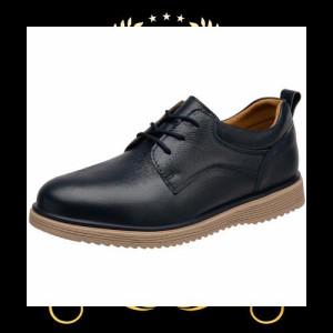 [NEARDREAM] カジュアル 靴 メンズ カジュアルシューズ レースアップシューズ 革靴 紳士靴 カジュアル ビジネススニーカー 本革 Blue 26.