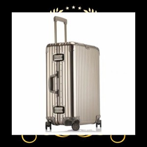 [Yuweijie] キャリーケース 60L スーツケース 大型 キャリーバッグ Mサイズ 軽量 オールアルミ合金ボディ 機内持ち込み キャリートランク