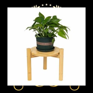 APRTAT フラワースタンド 花台 竹製 鉢スタンド 観葉植物 プランタースタンド 植木鉢台 植木台 屋外 室内 単層