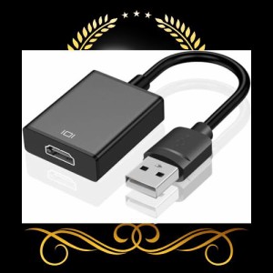 KPG USB HDMI 変換アダプタ 「ドライバー内蔵」 usbディスプレイアダプタ 5Gbps高速伝送 usb3.0 hdmi 変換 ケーブル 1080P対応 音声出力 