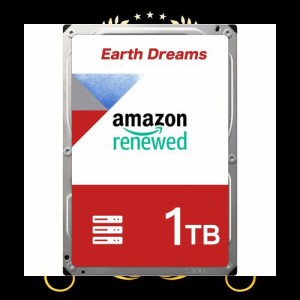 Earth Dreams内蔵 HDD 1TB 3.5インチ NAS丶パソコンPC丶サーバー対応 7200回転 ハードディスク 保証1年(整備済み品)