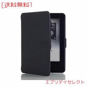 Kepuch Custer ケース 対応 Kindle 2014 7th, PUレザー 軽量 カバー 対応 Kindle 2014 7th - 黒