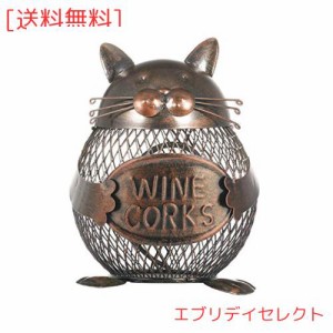 Tooarts 猫小銭ボックス 貯金箱 動物の置物 クリエイティブ 飾り アイアン アート飾り 手作り 内装 (1)