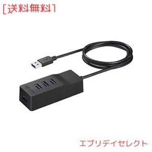 バッファロー BUFFALO USB3.0 セルフパワー 4ポートハブ ブラック 外付けHDDに最適 上挿しモデル BSH4A115U3BK 【Windows/Mac 対応】