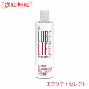 Lube Life 水性パーソナルローション 男性・女性・カップル用の潤滑ローション 8オンス（240ｍL) (薄いシリコン, 240 ml)