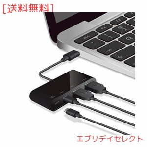 エレコム USBハブ USB Type c USB3.1Gen2 (Aメス2ポート/ Type-Cメス2ポート) バスパワー【PD対応】MacBook / iPad / Surface GO Pro 7 /