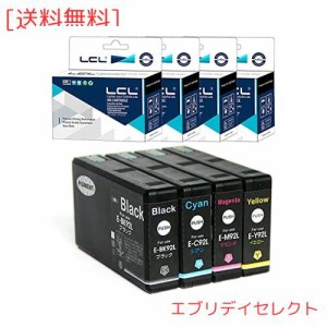 LCL EPSON用 エプソン用 IC4CL92L ICBK92L ICC92L ICM92L ICY92L 顔料 増量（4色セット） 互換インクカートリッジ 対応機種：PX-M840F PX