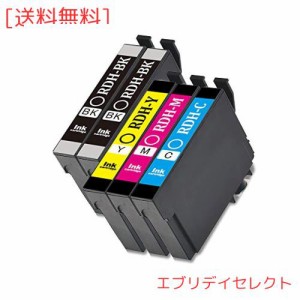 EPSON エプソン 互換インク PX-049A インク RDH-4CL 4色セット+1個ブラック RDHBKL 大容量タイプ（計5個入り）対応機種: PX-048A PX-049A