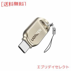 UGREEN microSD USB C カードリーダー TF マイクロSDカード リーダー 超小型 高速転送 タイプC OTG対応 Android iPadOS Windows MacOS Li