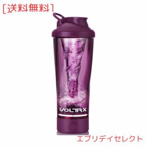 VOLTRX 電動シェイカー プロテインシェイカーボトル USB-C充電式ポータブルプロテインミキサー シェーカーカップ トレーニング、フィット