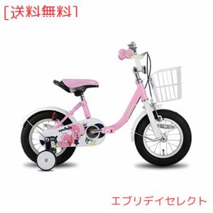 cycmoto 子供用自転車 2 3歳 幼児用自転車 12インチ 花と傘 ランニングバイク 誕生日プレゼント 子供のギフト バランス感覚養成 キッズバ