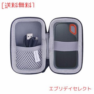 for SanDisk 外付SSD 250GB 500GB 1TB 2TB専用保護 キャリングケース 旅行収納ケース -waiyu JP...