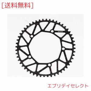 Litepro折りたたみ自転車フルホロー自転車チェーンホイール48/50/52/54/56 / 58TチェーンリングBCD130超軽量の正の歯のディスク (黒, 50T