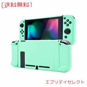 eXtremeRate PlayVital Switchコンソールに対応するバックカバー、分割デザインでNS Joyconハンドヘルド用保護ケース（ハード）、Switch