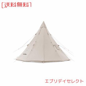 Naturehike ワンポールテントTC素材 コットン仕様 防水綿のキャンバスの家族のキャンプテント キャンプ ４シーズンコットンベルテント