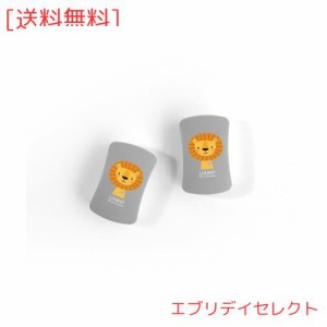 LOUKIN ホワイトボードイレーザー ミニサイズ 子供用 磁気 かわいい ミニホワイトボード消しゴム ミニガラスボードイレーザー 2 個入り 5