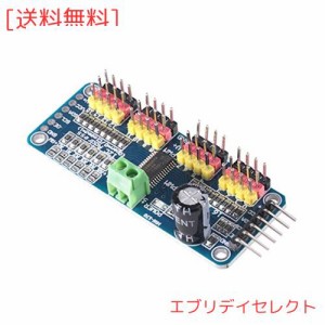 ACEIRMC PCA9685 16チャンネル 12-ビット PWM Servo モーター ドライバー IIC モジュール Arduinoに対応 ロボット (1個)