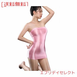 SENMHOO 秘書 セクシー ベアトップ インナー ドレス ワンピース エロ 下着 過激 貧乳 チューブトップ ボディコンスーツ ボディコンランジ