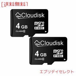 Cloudisk 2パック マイクロSDカード MicroSDカード メモリーカード (4GB)