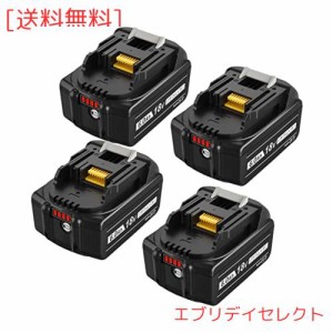 【4個セット】Enermall 互換 マキタ 18V バッテリー BL1860B マキタ18V バッテリー 6.0ah マキタバッテリー18V PSE/CE取得済み BL1815N B