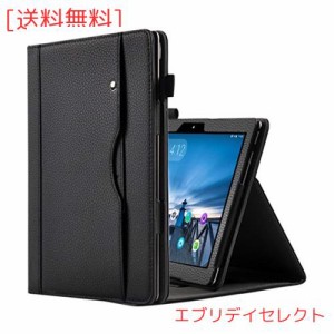 dtab Compact d-42A 8インチ ドコモ タブレット ケース カバー [2020 年 新型] スタンド機能付き カード収納 PUレザー 衝撃吸収 タッチペ